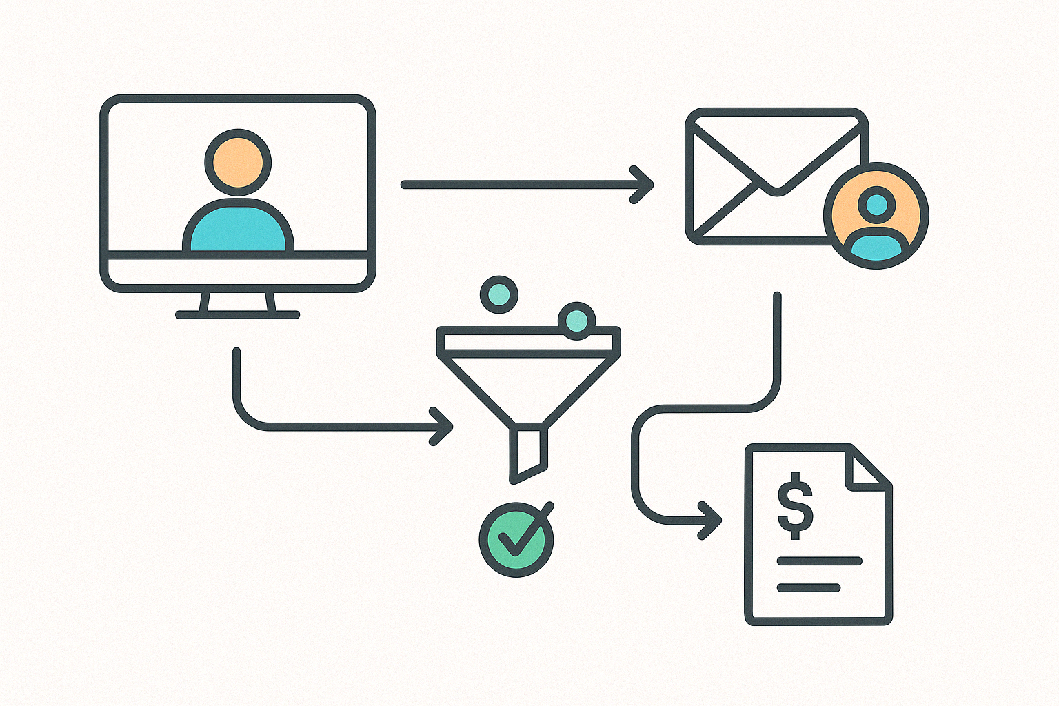 Sales Automation Flow Mockup